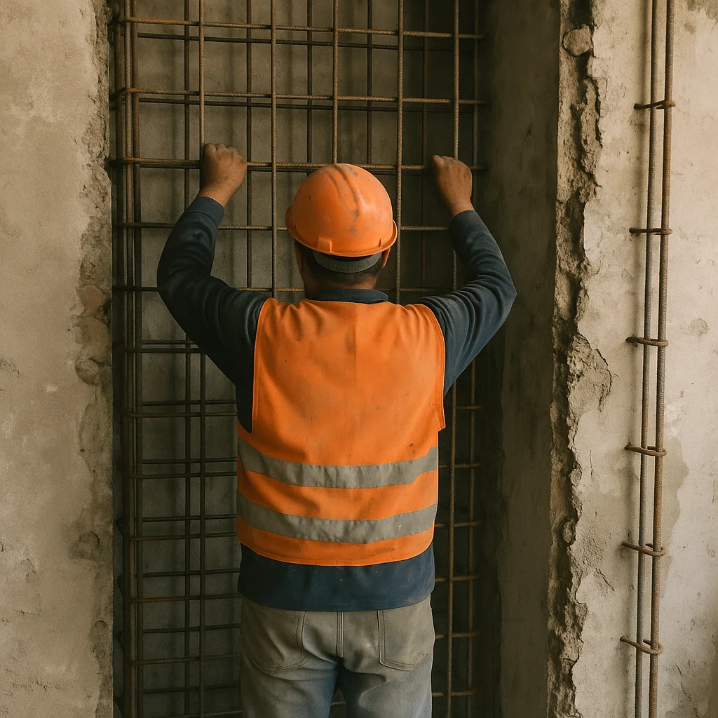 Consolidări structurale pereți și stâlpi